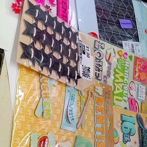 Assorted friends dentist  scrapbooking embellishments  lot